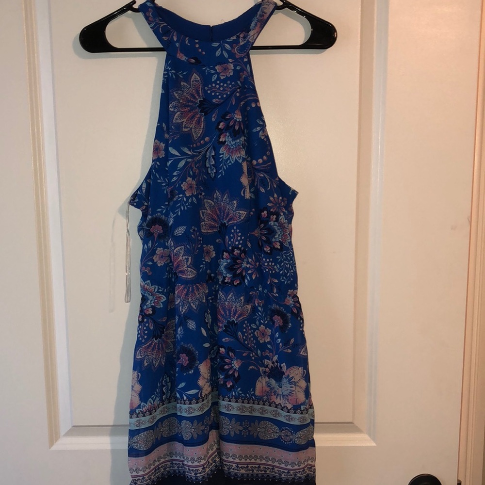 Crystal Sky Floral Romper